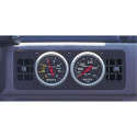 Gauge Mount GAUGE CAGE W/VENTS Dual 2 5/8\'\' BLACK MUSTANG 87-93 FOX Autometer
