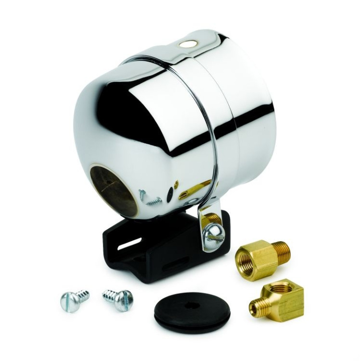 Gauge Mount 2 5/8\'\' Pedestal W/ CHROME CUP FOR LIQUID FILLED Mechanical Gauge Autometer in the group Interior / Gauges / Gauges & Gauge Holders / Gauge pod Universal at DDESIGN Scandinavia AB (atm5201)