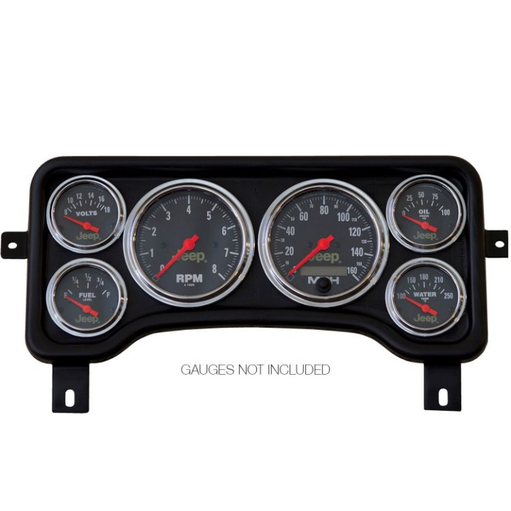 Gauge Mount DIRECT FIT DASH PANEL 6 GAUGE (3 3/8\'\' X2 2 1/16\'\' X4) JEEP TJ/XJ Autometer in the group Select car model / Jeep / Cherokee XJ 1984-2001 / Interior at DDESIGN Scandinavia AB (atm5381)