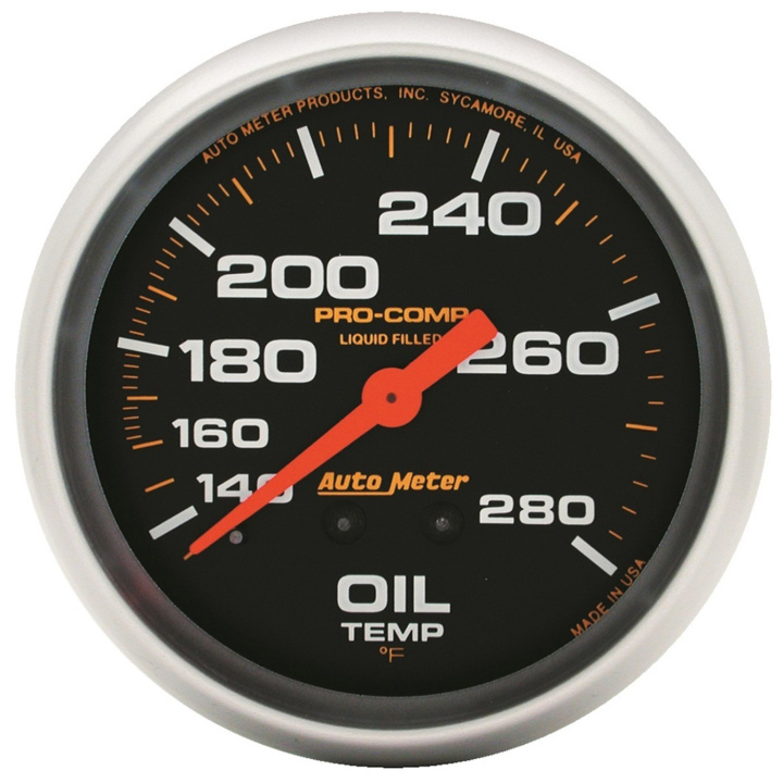 Oljetempmätare 66.7mm 140-280ºF LIQUID FILLED MECH 12FT. PRO-COMP in the group Interior / Gauges / Gauges & Gauge Holders / AutoMeter / All products from Autometer at DDESIGN Scandinavia AB (atm5443)