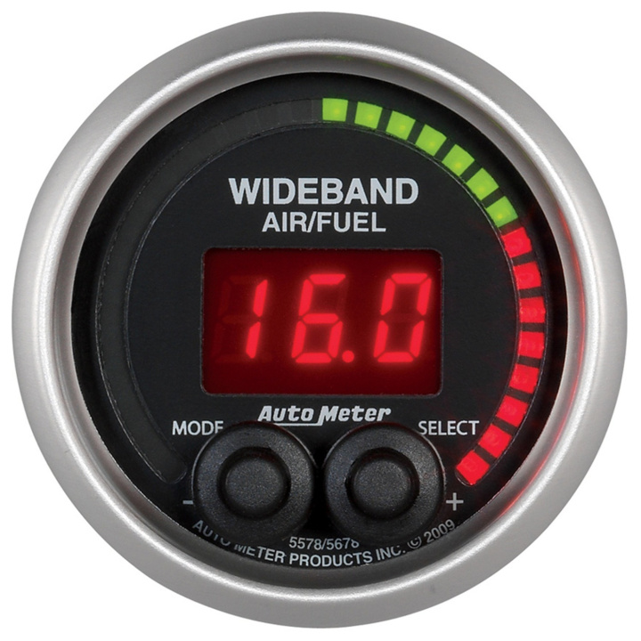 Bredbandslambda Analog PRO 52mm 10:1-20:1 DIGITAL W/ PEAK & WARN ELITE in the group Interior / Gauges / Gauges & Gauge Holders / AutoMeter / All products from Autometer at DDESIGN Scandinavia AB (atm5678)
