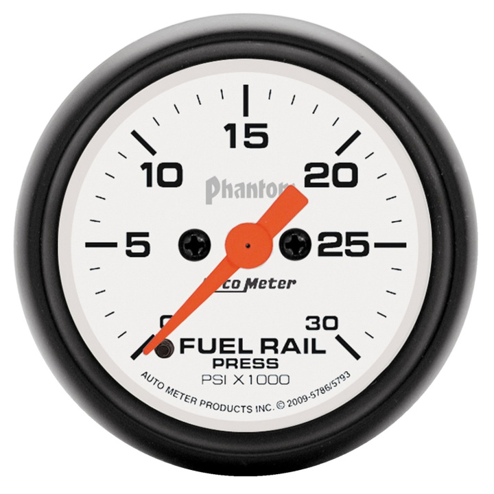 Bränsletrycksmätare (Fuelrail) (RAM 5.9L) 52mm 30KPSI (Digital Stepper-motor) PHANTOM in the group Interior / Gauges / Gauges & Gauge Holders / AutoMeter / All products from Autometer at DDESIGN Scandinavia AB (atm5786)
