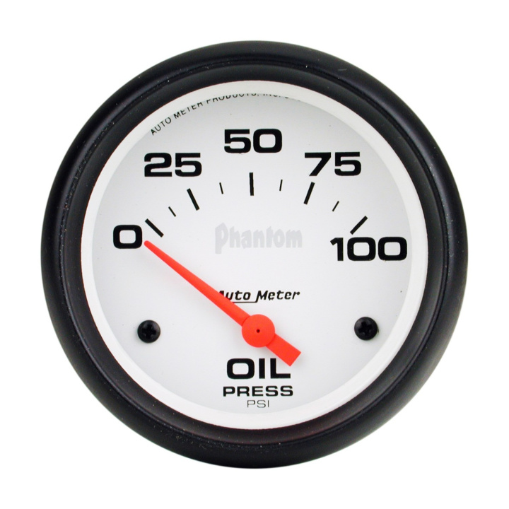 Oljetrycksmätare 66.7mm 100PSI (Elektrisk) PHANTOM in the group Interior / Gauges / Gauges & Gauge Holders / AutoMeter / All products from Autometer at DDESIGN Scandinavia AB (atm5827)