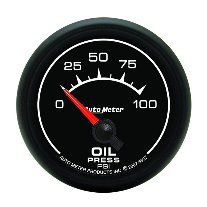 Oljetrycksmätare 52mm 100PSI (Elektrisk) ES in the group Interior / Gauges / Gauges & Gauge Holders / AutoMeter / All products from Autometer at DDESIGN Scandinavia AB (atm5927)