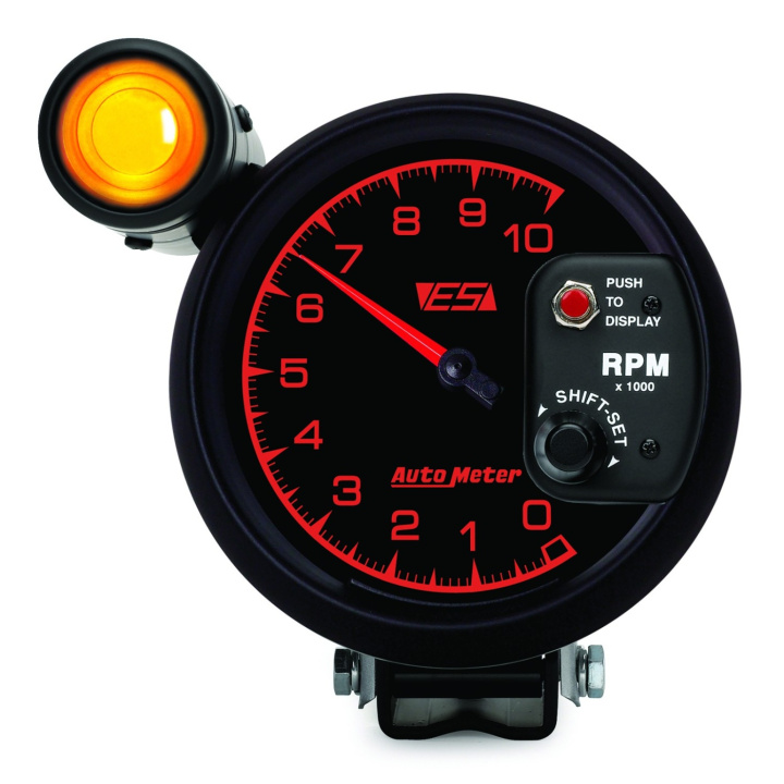 Varvräknare 127mm 10K RPM PEDESTAL W/ EXT. SHIFT-LITE ES in the group Interior / Gauges / Gauges & Gauge Holders / AutoMeter / All products from Autometer at DDESIGN Scandinavia AB (atm5999)
