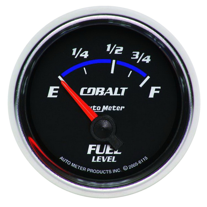 Tankmätare 52mm 73ΩE TO 10ΩF (Elektrisk) COBALT in the group Interior / Gauges / Gauges & Gauge Holders / AutoMeter / All products from Autometer at DDESIGN Scandinavia AB (atm6115)
