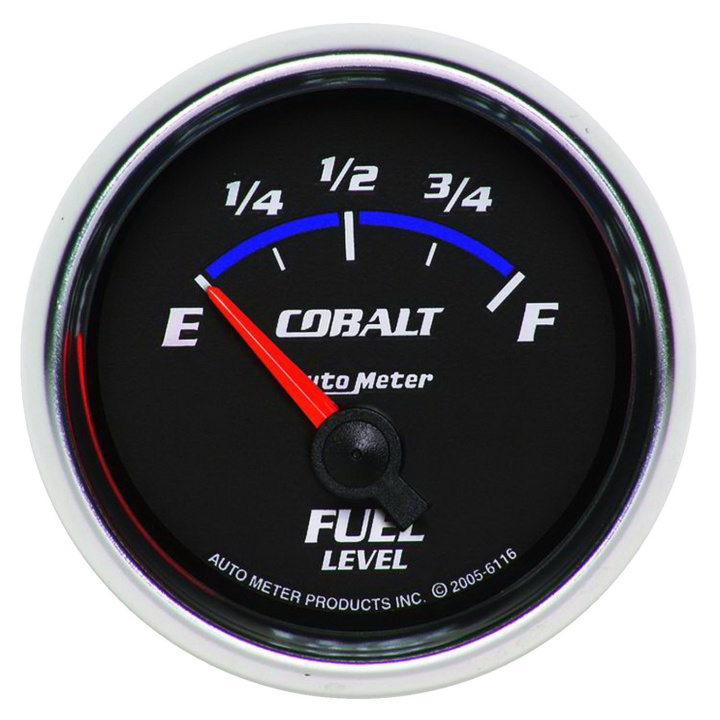 Tankmätare 52mm 240ΩE TO 33ΩF (Elektrisk) COBALT in the group Interior / Gauges / Gauges & Gauge Holders / AutoMeter / All products from Autometer at DDESIGN Scandinavia AB (atm6116)