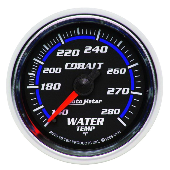 Vattentempmätare 52mm 140-280ºF (Mekanisk) COBALT in the group Interior / Gauges / Gauges & Gauge Holders / AutoMeter / All products from Autometer at DDESIGN Scandinavia AB (atm6131)