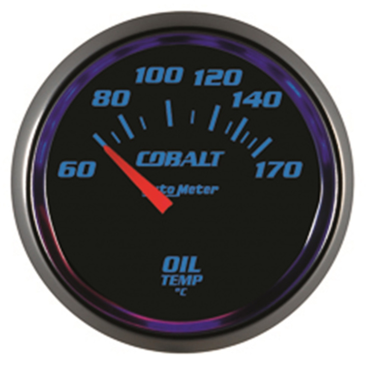 Oljetempmätare 52mm 60-170ºC (Elektrisk) COBALT in the group Interior / Gauges / Gauges & Gauge Holders / AutoMeter / All products from Autometer at DDESIGN Scandinavia AB (atm6148-M)