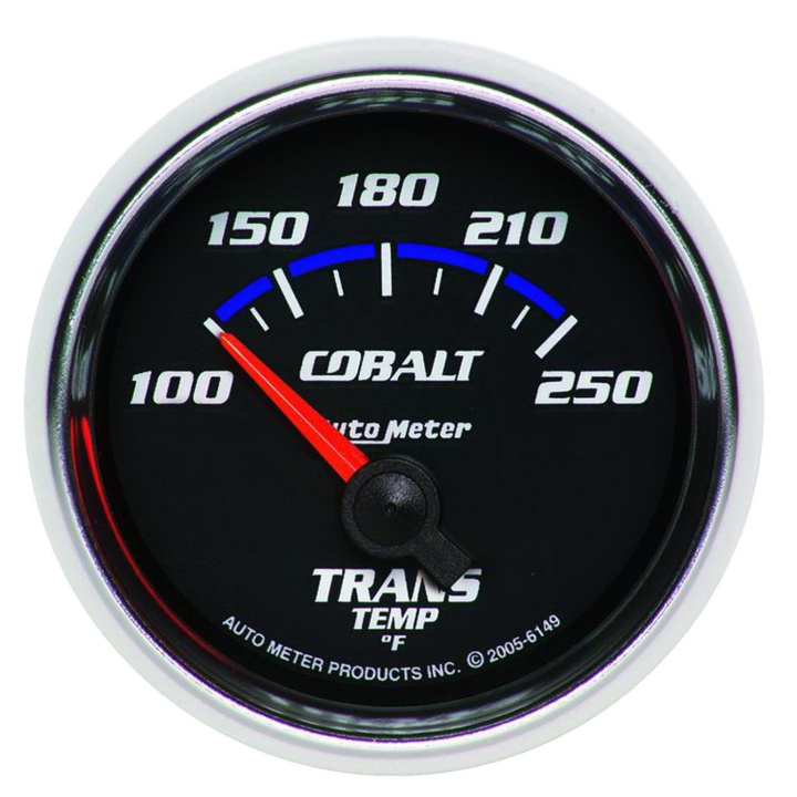 Tempmätare (Växellåda) 52mm 100-250ºF (Elektrisk) COBALT in the group Interior / Gauges / Gauges & Gauge Holders / AutoMeter / All products from Autometer at DDESIGN Scandinavia AB (atm6149)