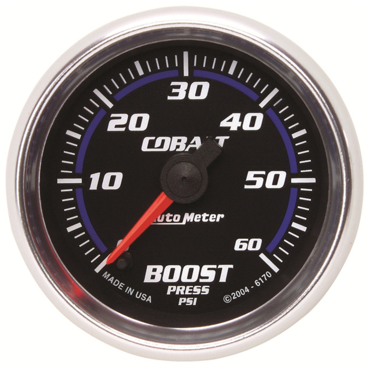 Laddtrycksmätare 52mm 60PSI (Digital Stepper-motor) COBALT in the group Interior / Gauges / Gauges & Gauge Holders / AutoMeter / All products from Autometer at DDESIGN Scandinavia AB (atm6170)