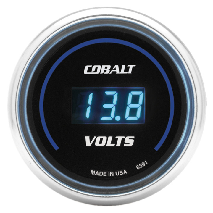 Voltmätare (Stereo) 52mm 19V DIGITAL COBALT in the group Interior / Gauges / Gauges & Gauge Holders / AutoMeter / All products from Autometer at DDESIGN Scandinavia AB (atm6391)