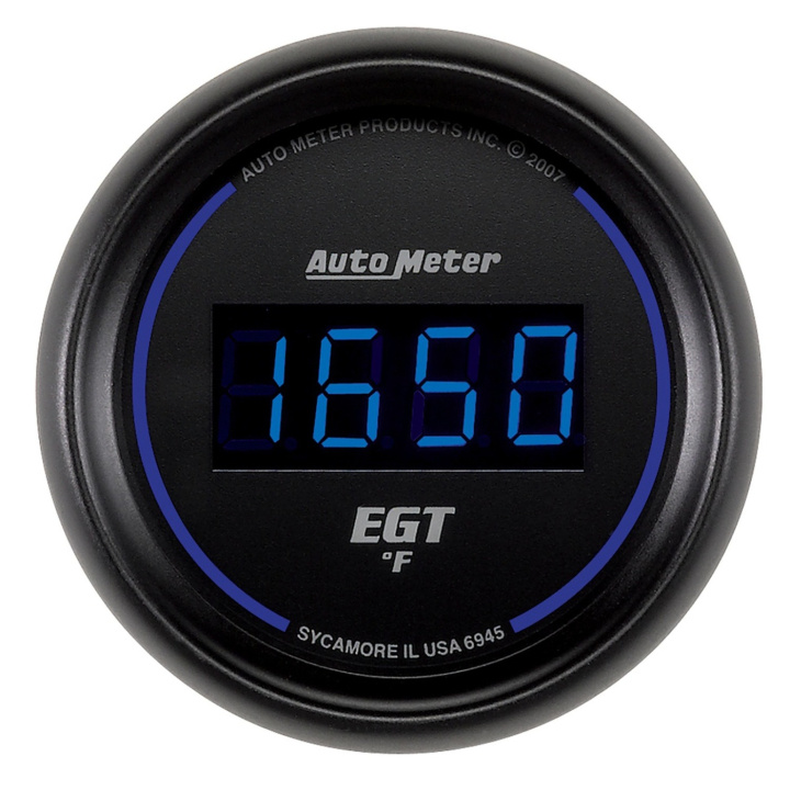 EGT-mätare 52mm 1600ºF DIGITAL Svart DIAL W/ Blå LED in the group Interior / Gauges / Gauges & Gauge Holders / AutoMeter / All products from Autometer at DDESIGN Scandinavia AB (atm6945)