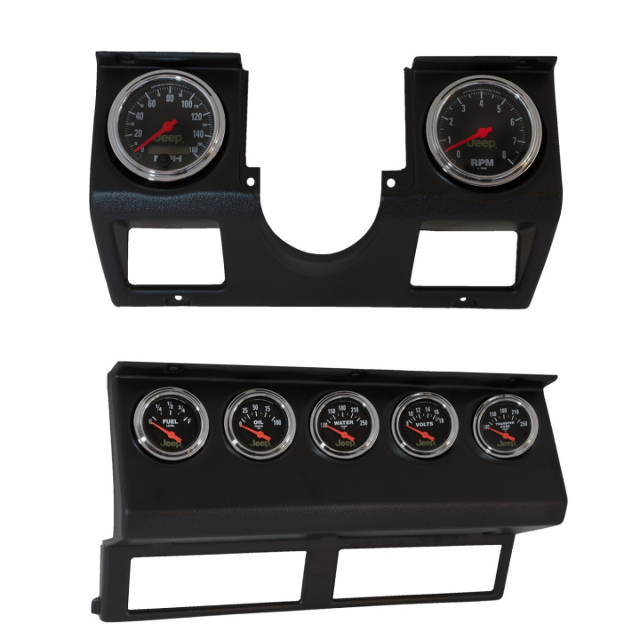 Mätarkit 7 PC WRANGLER (YJ) 87-96 TACH/MPH/FUEL/OILP/WTMP/VOLT/TRANS JEEP in the group Interior / Gauges / Gauges & Gauge Holders / AutoMeter / All products from Autometer at DDESIGN Scandinavia AB (atm7040)