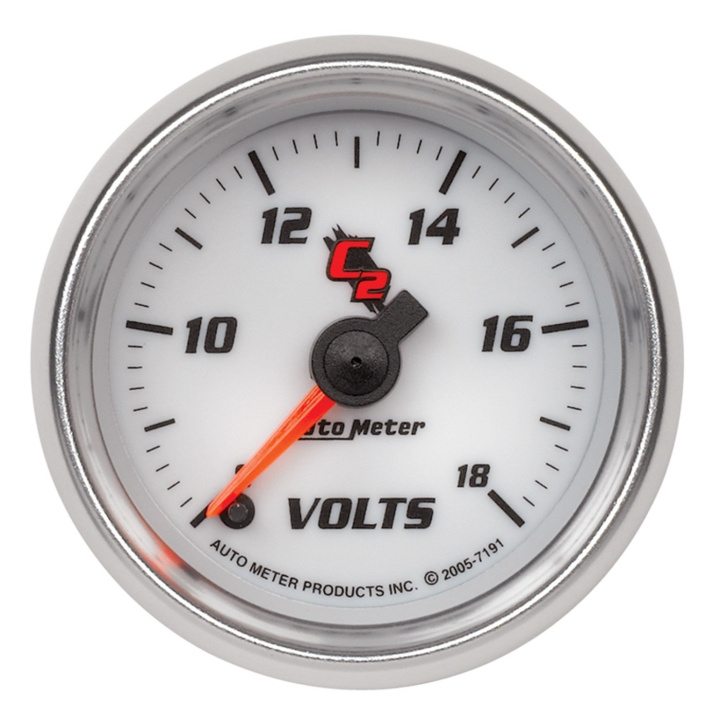 Voltmätare 52mm 18V (Digital Stepper-motor) C2 in the group Interior / Gauges / Gauges & Gauge Holders / AutoMeter / All products from Autometer at DDESIGN Scandinavia AB (atm7191)