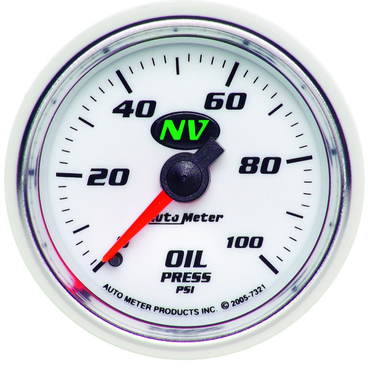 Oljetrycksmätare 52mm 100PSI (Mekanisk) NV in the group Interior / Gauges / Gauges & Gauge Holders / AutoMeter / All products from Autometer at DDESIGN Scandinavia AB (atm7321)