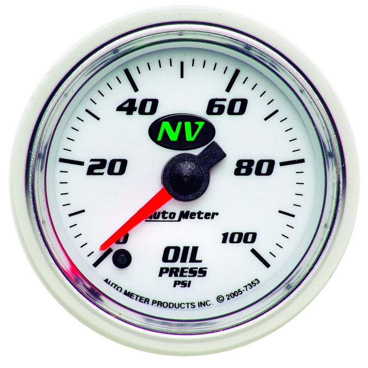 Oljetrycksmätare 52mm 100PSI (Digital Stepper-motor) NV in the group Interior / Gauges / Gauges & Gauge Holders / AutoMeter / All products from Autometer at DDESIGN Scandinavia AB (atm7353)
