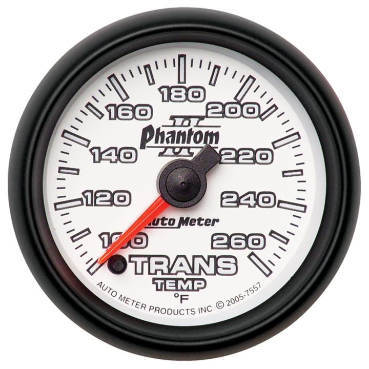 Tempmätare (Växellåda) 52mm 100-260ºF (Digital Stepper-motor) PHANTOM II in the group Interior / Gauges / Gauges & Gauge Holders / AutoMeter / All products from Autometer at DDESIGN Scandinavia AB (atm7557)