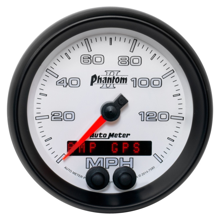 Hastighetsmätare 87mm 140MPH GPS PHANTOM II in the group Interior / Gauges / Gauges & Gauge Holders / AutoMeter / All products from Autometer at DDESIGN Scandinavia AB (atm7580)