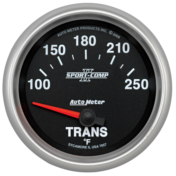 Tempmätare (Växellåda) 66.7mm 100-250ºF (Elektrisk) SPORT-COMP II in the group Interior / Gauges / Gauges & Gauge Holders / AutoMeter / All products from Autometer at DDESIGN Scandinavia AB (atm7657)