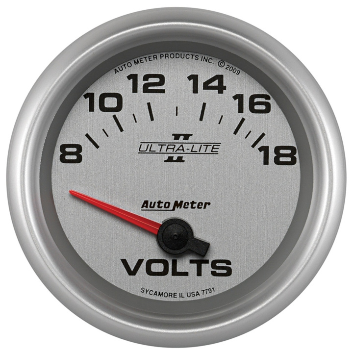 Voltmätare 66.7mm 18V (Elektrisk) ULTRA-LITE II in the group Interior / Gauges / Gauges & Gauge Holders / AutoMeter / All products from Autometer at DDESIGN Scandinavia AB (atm7791)