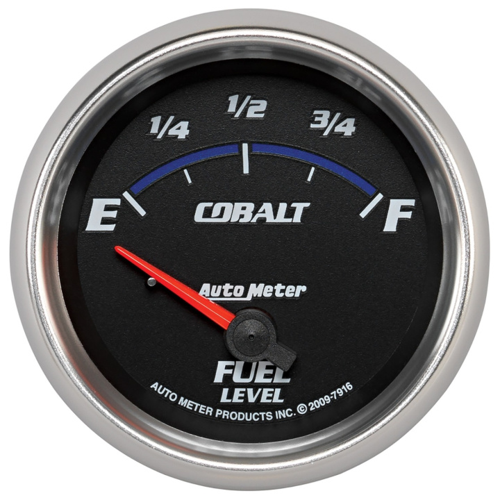 Tankmätare 66.7mm 240ΩE TO 33ΩF (Elektrisk) COBALT in the group Interior / Gauges / Gauges & Gauge Holders / AutoMeter / All products from Autometer at DDESIGN Scandinavia AB (atm7916)