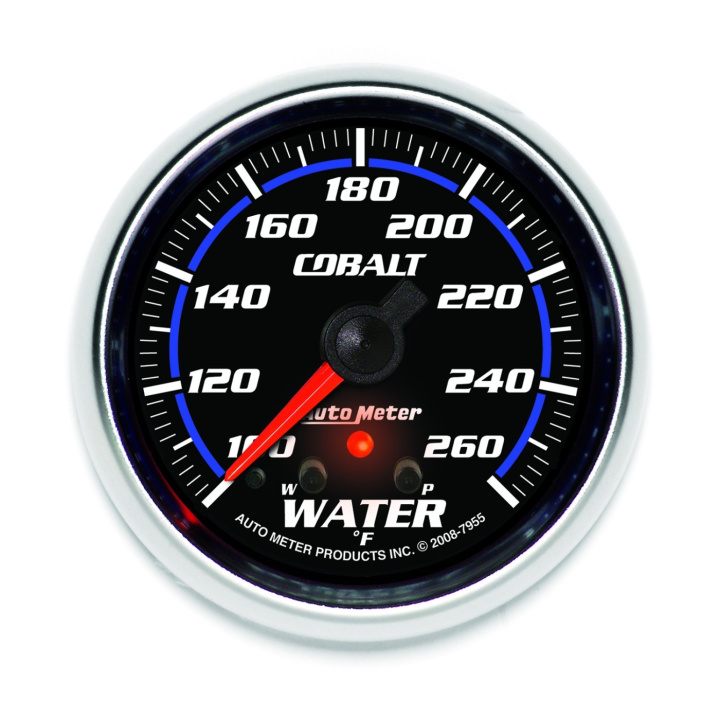 Vattentempmätare 66.7mm 260ºF STEPPER MOTOR W/ PEAK & WARN COBALT in the group Interior / Gauges / Gauges & Gauge Holders / AutoMeter / All products from Autometer at DDESIGN Scandinavia AB (atm7955)