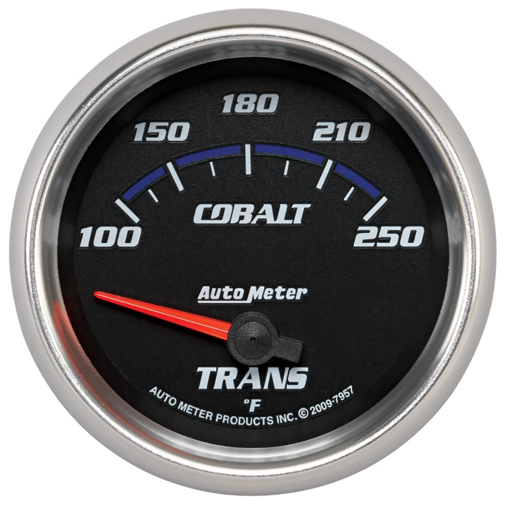 Tempmätare (Växellåda) 66.7mm 100-250ºF (Elektrisk) COBALT in the group Interior / Gauges / Gauges & Gauge Holders / AutoMeter / All products from Autometer at DDESIGN Scandinavia AB (atm7957)