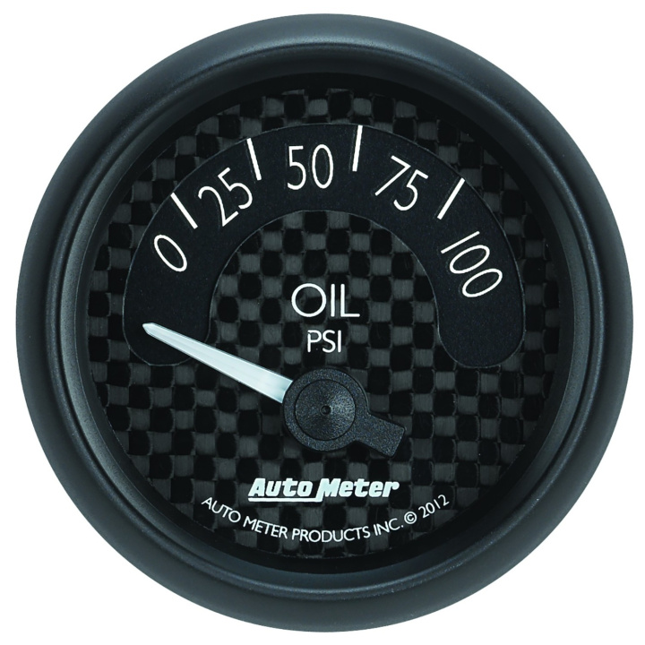 Oljetrycksmätare 52mm 100PSI (Elektrisk) GT in the group Interior / Gauges / Gauges & Gauge Holders / AutoMeter / All products from Autometer at DDESIGN Scandinavia AB (atm8027)