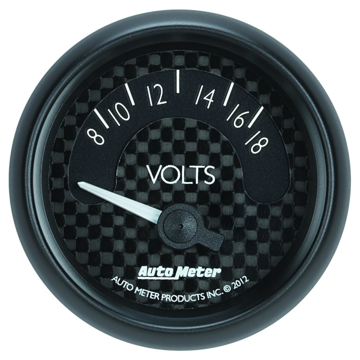 Voltmätare 52mm 18V (Elektrisk) GT in the group Interior / Gauges / Gauges & Gauge Holders / AutoMeter / All products from Autometer at DDESIGN Scandinavia AB (atm8092)
