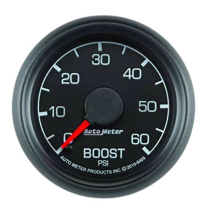 Laddtrycksmätare 52mm 60PSI (Mekanisk) FORD FACTORY MATCH in the group Interior / Gauges / Gauges & Gauge Holders / AutoMeter / All products from Autometer at DDESIGN Scandinavia AB (atm8405)