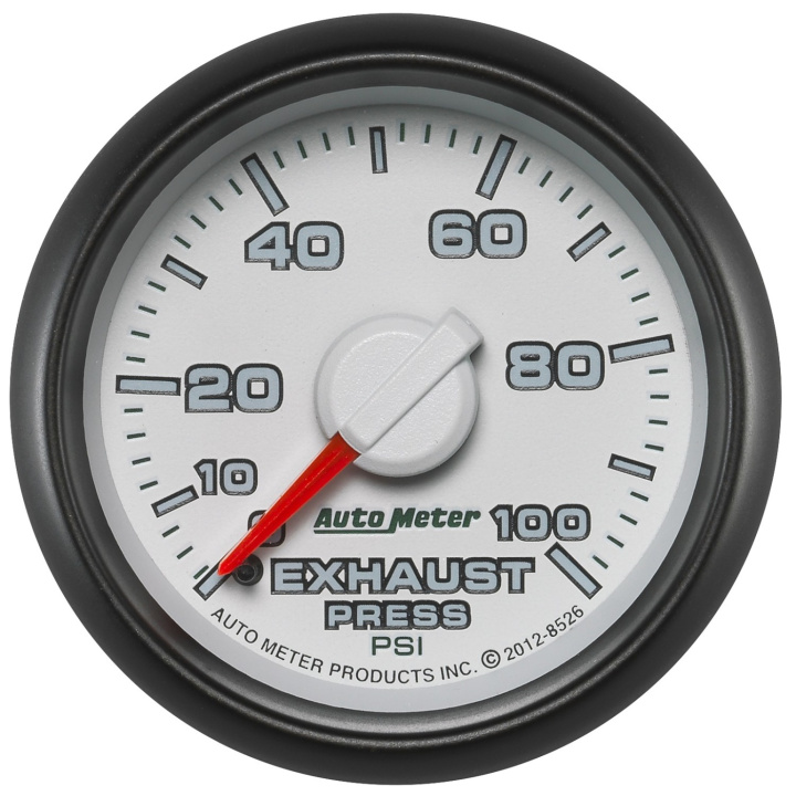 Avgastrycksmätare 52mm 100PSI (Mekanisk) RAM GEN 3 FACTORY MATCH in the group Interior / Gauges / Gauges & Gauge Holders / AutoMeter / All products from Autometer at DDESIGN Scandinavia AB (atm8526)