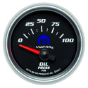 Oljetrycksmätare 52mm 100PSI (Elektrisk) Svart MOPAR