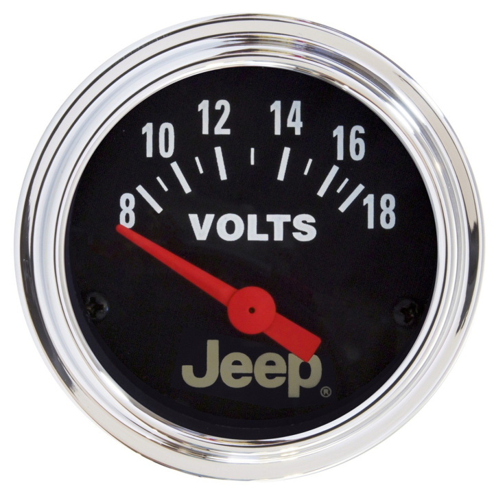 Voltmätare 52mm 18V (Elektrisk) JEEP in the group Interior / Gauges / Gauges & Gauge Holders / AutoMeter / All products from Autometer at DDESIGN Scandinavia AB (atm880242)