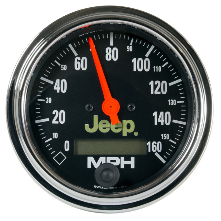 Hastighetsmätare 87mm 160MPH (Elektrisk). Programerbar JEEP in the group Interior / Gauges / Gauges & Gauge Holders / AutoMeter / All products from Autometer at DDESIGN Scandinavia AB (atm880244)