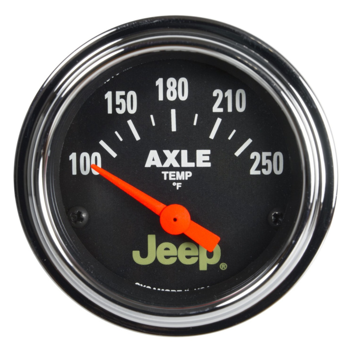 Tempmätare (Axlar) 52mm 250ºF (Elektrisk) JEEP in the group Interior / Gauges / Gauges & Gauge Holders / AutoMeter / All products from Autometer at DDESIGN Scandinavia AB (atm880431)