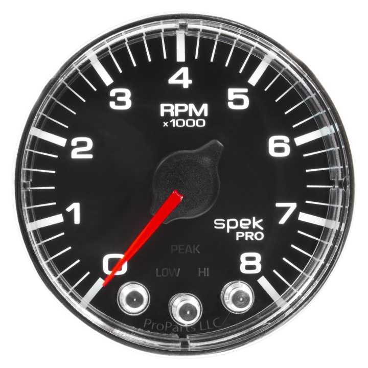 Tachometer 52mm 8K RPM IN-DASH W/ SHIFT LIGHT & PEAK MEM SPEK-PRO in the group Interior / Gauges / Gauges & Gauge Holders / AutoMeter / All products from Autometer at DDESIGN Scandinavia AB (atmP334318)