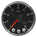 Tachometer 52mm 8K RPM IN-DASH W/ SHIFT LIGHT & PEAK MEM SPEK-PRO