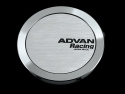 Advan 63mm Full Flat Centercap - Silver Alumite