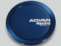 Advan 73mm Full Flat Centercap - Blue Anodized