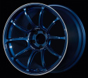 Advan RZ-F2 18x9,5 +29 5-114,3 Racing Titanium Blue and Ring Wheel