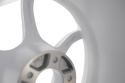 Advan RG-4 18x9 +35 5x114.3 Racing White Metallic & Ring Wheel