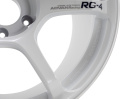 Advan RG-4 18x11 +30 5x114.3 Racing White Metallic & Ring Wheel