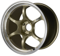 Advan RG-D2 15x7,0 +42 4-100 Machining & Champagne Gold Wheel
