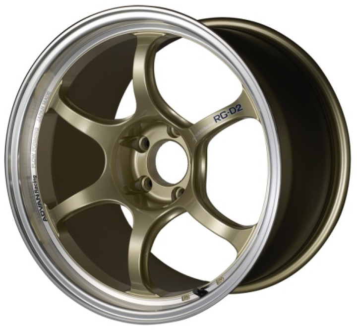 Advan RG-D2 15x7,0 +42 4-100 Machining & Champagne Gold Wheel in the group Exterior / Wheels & Tires / Wheels / Advan Racing / Advan RG-D2 at DDESIGN Scandinavia AB (avnYAT5E42AMCG)