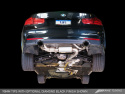 BMW F3X 335i/435i Touring Edition Axle Back Exhaust -- Chrome Silver Tips (90mm) AWE Tuning