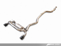 BMW F3X 335i/435i Touring Edition Axle Back Exhaust -- Chrome Silver Tips (102mm) AWE Tuning
