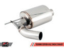BMW F3X 340i Touring Edition Axle Back Exhaust -- Chrome Silver Tips (90mm) AWE Tuning