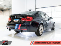 BMW F3X 340i Touring Edition Axle Back Exhaust -- Diamond Black Tips (102mm) AWE Tuning