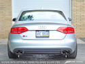 Audi S4 3.0T Touring Edition Exhaust - Chrome Silver Tips (90mm) AWE Tuning